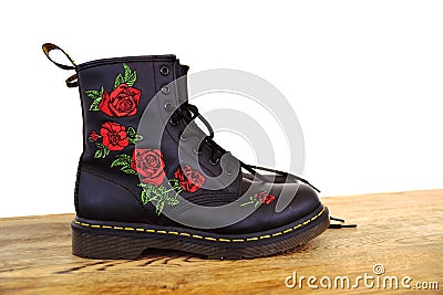 Dr Martens boots and shoes Editorial Stock Photo