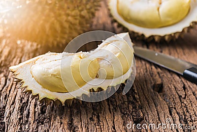 Durian, King of fruits. Stock Photo