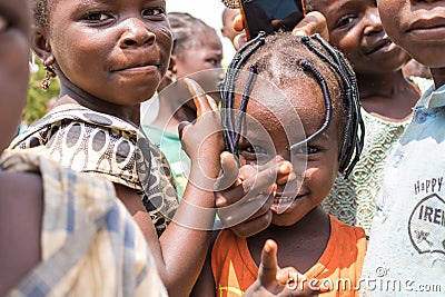 Poor rural african children 26 Editorial Stock Photo