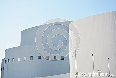 Dusseldorf, Germany - 13 Aug 2015 : Dusseldorfer Schauspielhaus, a theatre building and company Editorial Stock Photo