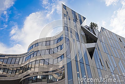 Dusseldorf - Libeskind Architecture Editorial Stock Photo