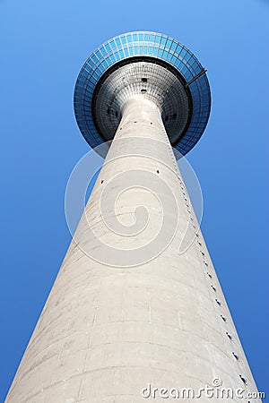 Dusseldorf TV tower Editorial Stock Photo