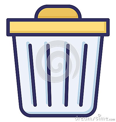 Dustbin, garbage Isolated Vector Icon that can be easily modified or edited Vector Illustration
