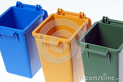 Dustbins Stock Photo