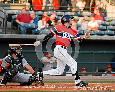 Dustin Fowler, Charleston RiverDogs Editorial Stock Photo