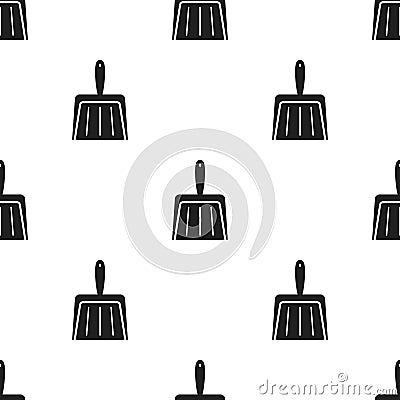 Dustpan black icon. Illustration for web and mobile design. Vector Illustration