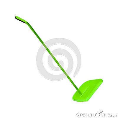 Dustpan for cleaning on white Stock Photo