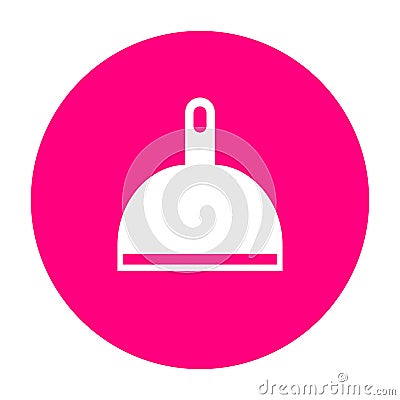 Dustpan vector icon Vector Illustration