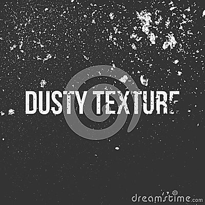 Dusty Texture monochrome grainy Background Vector Illustration