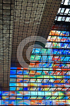 Dutch architecture, Museum van Beeld en Geluid, Hilversum Editorial Stock Photo