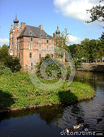 Dutch castle Cannenburch Stock Photo