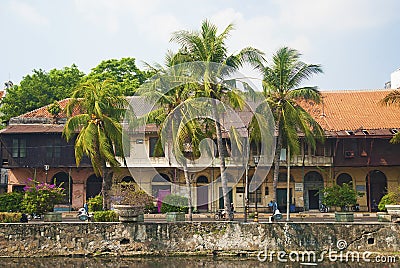 Dutch colonial buildings in jakarta indonesia Editorial Stock Photo