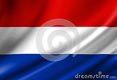 Dutch flag Stock Photo