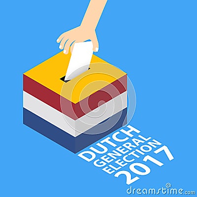 Dutch General Election 2017 Vector Illustration