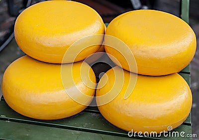 Dutch Gouda cheese Stock Photo