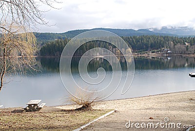 Dutch Lake BC Stock Photo