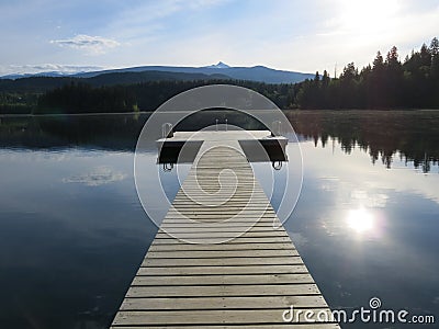 Dutch Lake Stock Photo