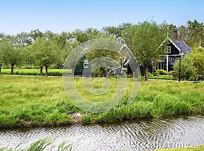 Dutch landscape Stock Photo