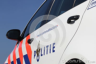 Dutch police car Editorial Stock Photo