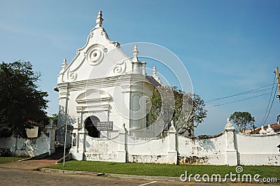Dutch reformed church in Galle,Ceylon Stock Photo