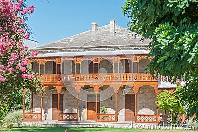 Dutch Reformed Church Parsonage in Oudtshoorn Stock Photo