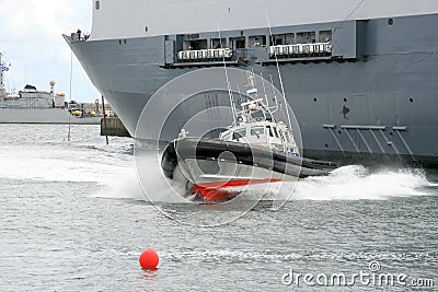 Dutch rescue brigade Stock Photo