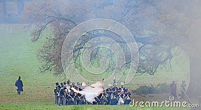 Dutch soldiers 1813 Editorial Stock Photo