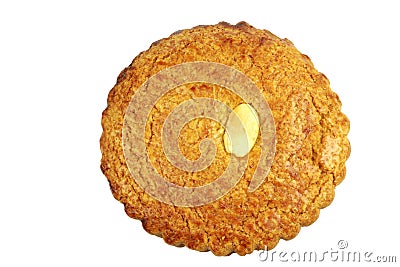 Dutch traditional pastry called gevulde koek Stock Photo