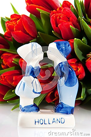 Dutch tulips Stock Photo