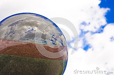 Dutton Brookfield Memorial Close-up globe Stock Photo