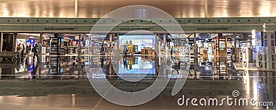 Duty free shop of El Prat-Barcelona airport Editorial Stock Photo