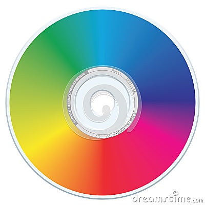 DVD-CD Vector Vector Illustration