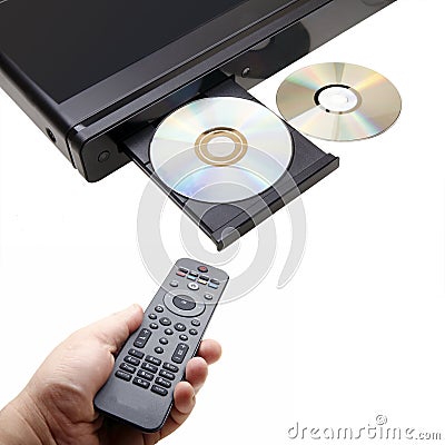 DVD player Stock Photo