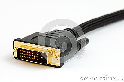 Dvi cable Stock Photo