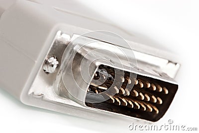 DVI connector Stock Photo