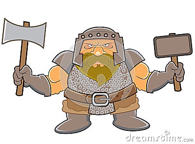 Dwarf Vector Illustration