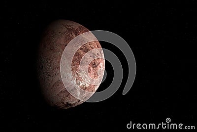 Dwarf planet Makemake - Solar System Stock Photo