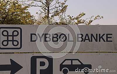VISIT TO DYBBOL BANKE SONDERBORG Editorial Stock Photo