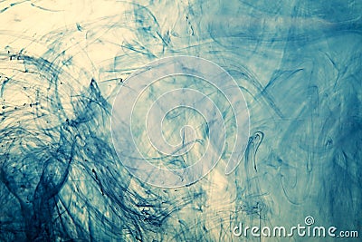 Dynamic abstract blue background Stock Photo