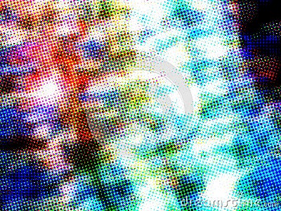 Dynamic Abstract Colorful Blurry Background Stock Photo