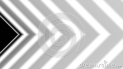 Dynamic black and white transition vertical animation with V shapes covering the screen and then inverting to reveal a Stock Photo