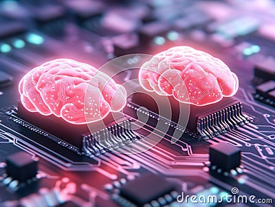 Dynamic Brain Circuit Reshaping Advanced Memory Strategies Revealed Through Symbolic Recall Tasks Neuroimaging studies illuminate Stock Photo