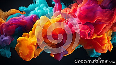 Dynamic and captivating abstract background for color therapy and creative expression Stock Photo