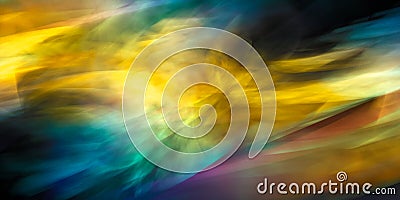 Dynamic colorful abstraction Stock Photo