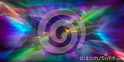 Dynamic colorful abstraction Stock Photo