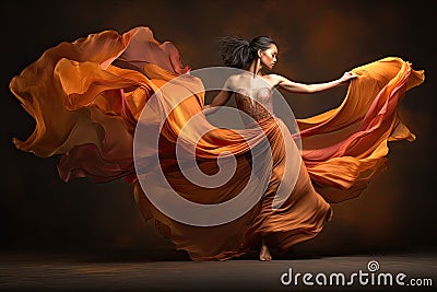 Dynamic Dance Capturing Movement in Motion Stock Photo