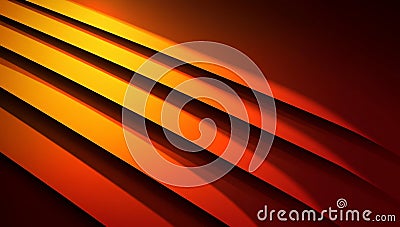 A dynamic digital creation using diagonal red and yellow lines to produce a textured and lively pattern. Stock Photo