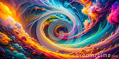 Dynamic Drone Aerial View Abstract Curl Noise Flow Background Loop for Creative Projects Stock Photo