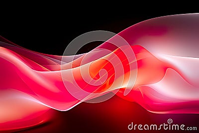 Dynamic and energetic wallpaper design featuring a wavy background with vibrant, colorful elements. Stock Photo