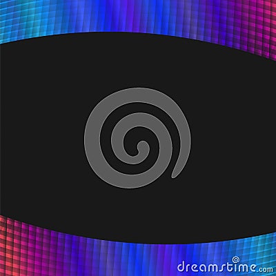 Dynamic geometrical grid background - graphic from curved angular lines Stock Photo